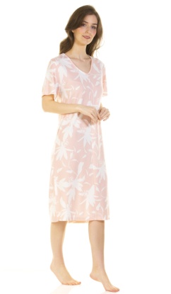 La Marquise Floral Deluxe Short Sleeve Nightdress